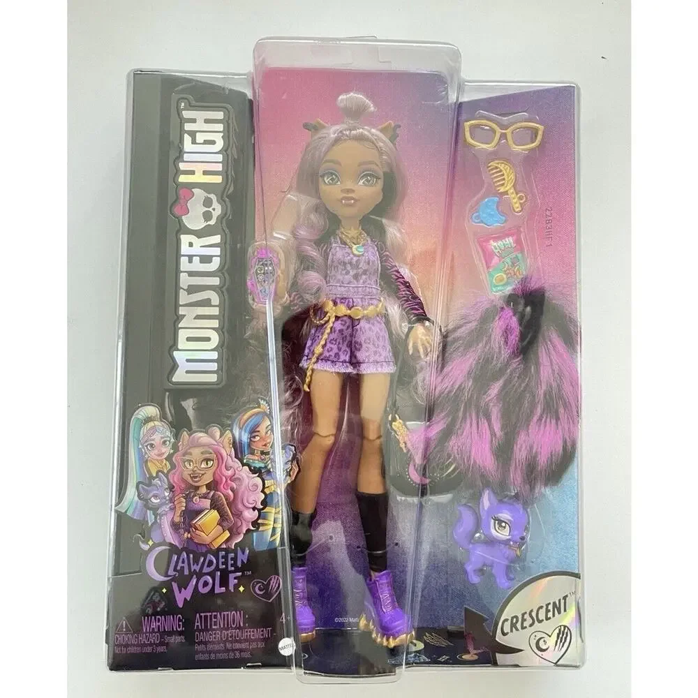 NEW Monster High Clawdeen Wolf Crescent Doll Accessories Mattel NIB